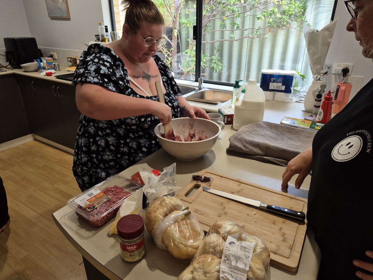 People cooking together as part of everyday home life