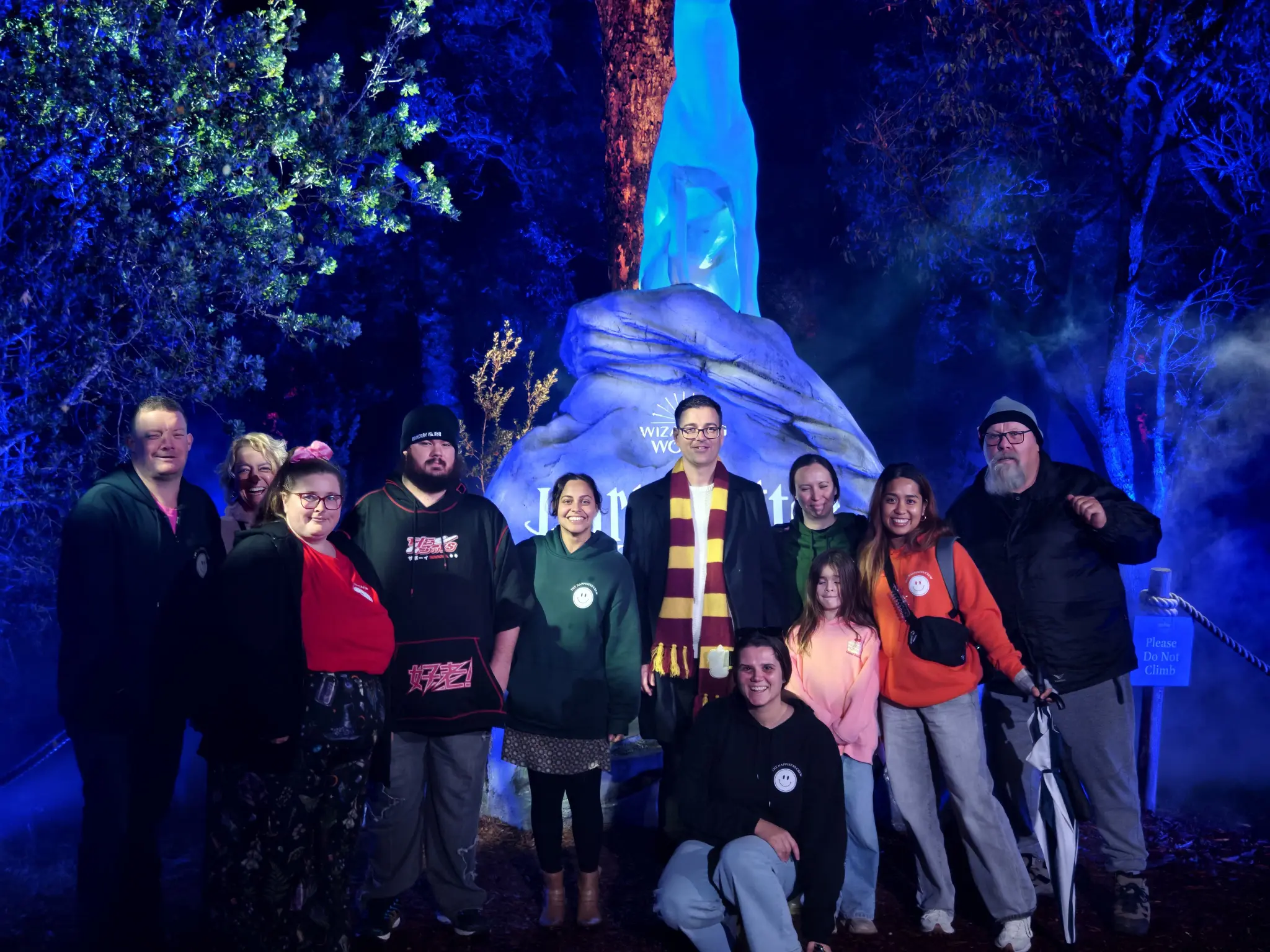 Happiness Crew participants and team members sharing a Happy Dayz experience together